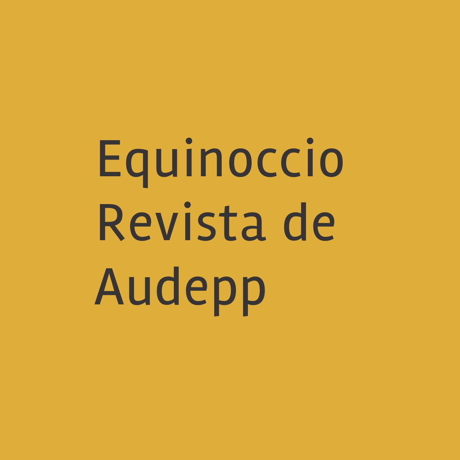 revista equinoccio